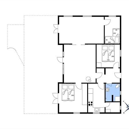 بيت للعطل 0331-romo-sonderbyvej-13 Rømø Kirkeby